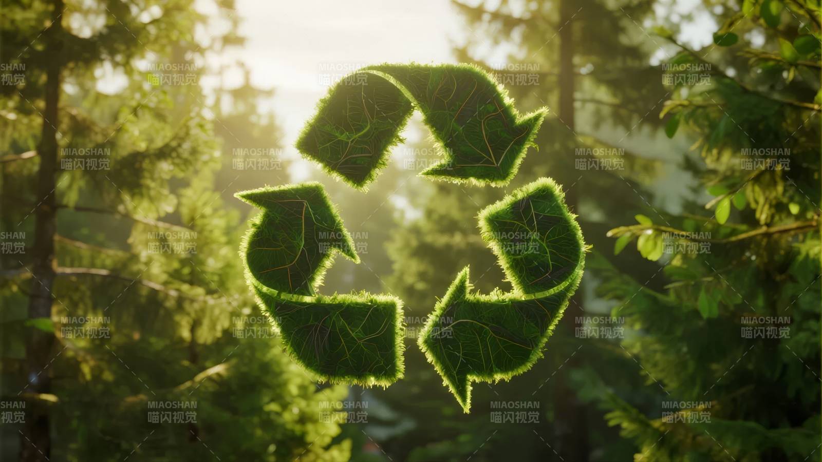 绿色循环 自然共生图片