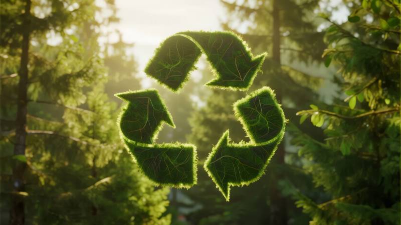 绿色循环 自然共生图片