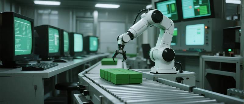 智能工厂自动化生产图片