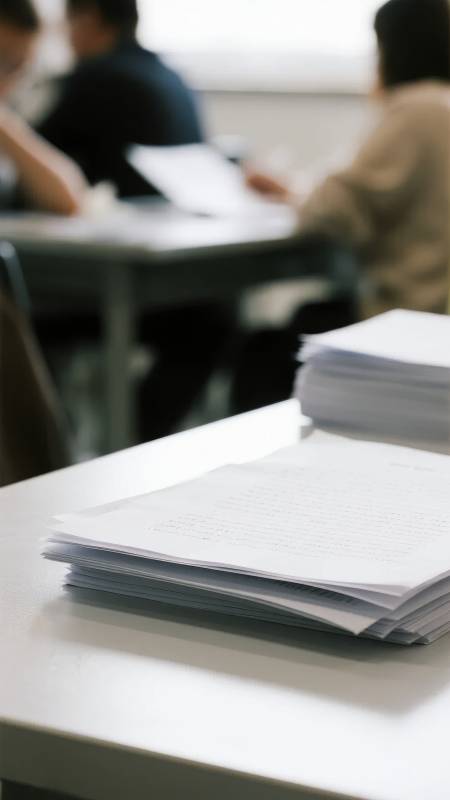 教室里的学习时光图片