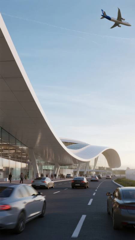 未来机场航站楼图片