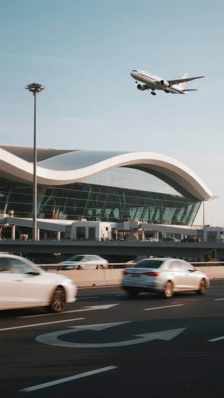 机场航拍瞬间图片