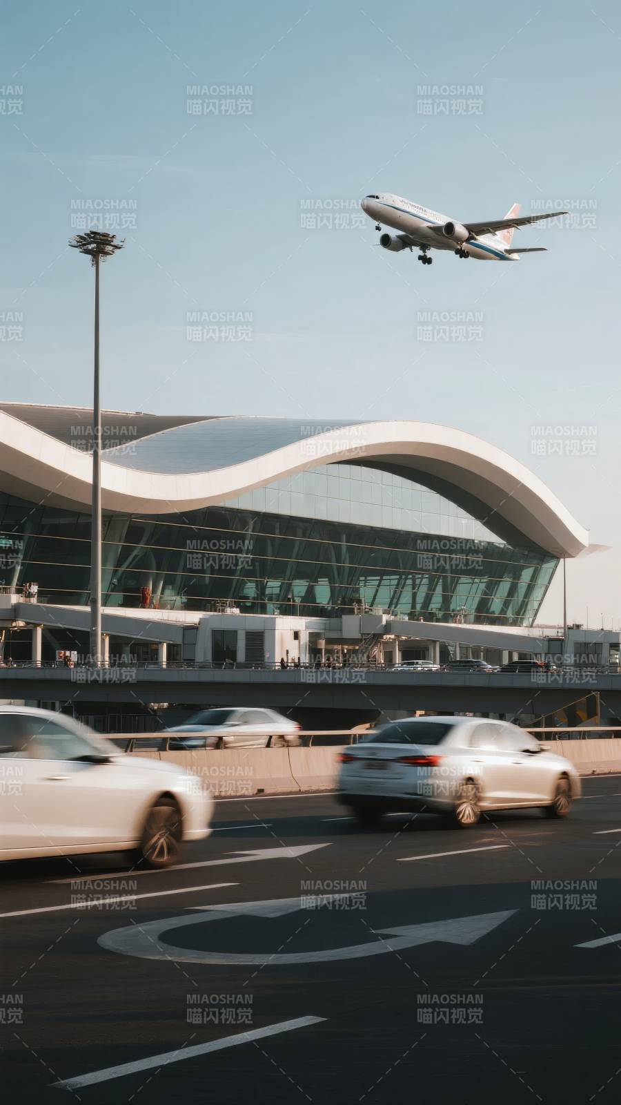 机场航拍瞬间图片