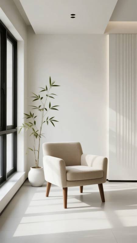 简约客厅一角图片