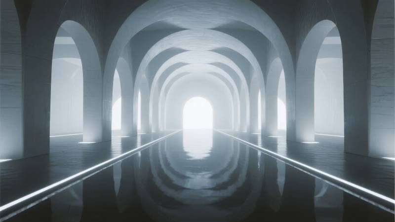 光之隧道图片