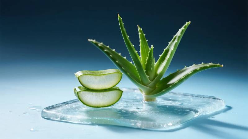 芦荟切片清凉水图片