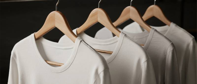 简约白色T恤系列图片