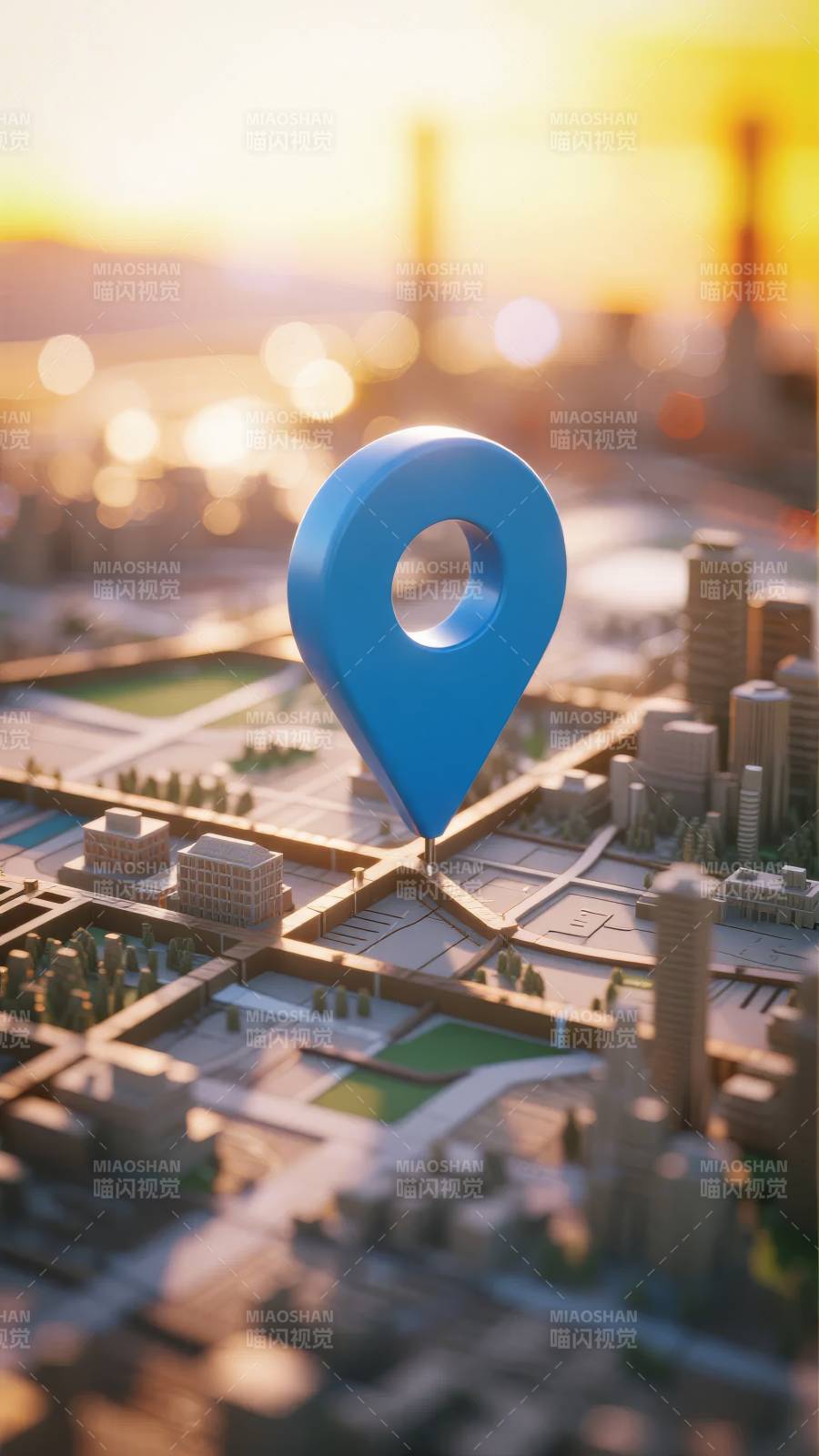 城市定位导航图片