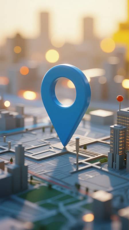 城市定位导航图片