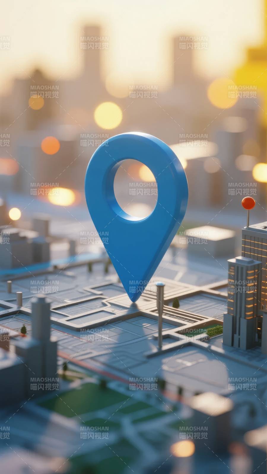 城市定位导航图片