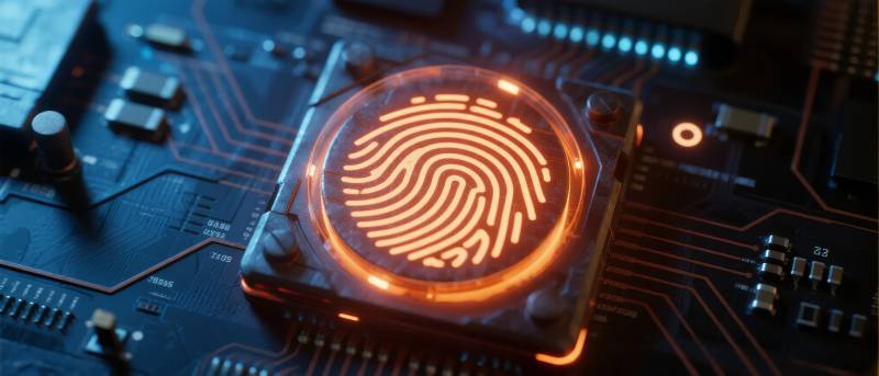 指纹识别芯片图片