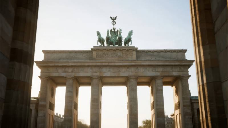 勃兰登堡门风光图片