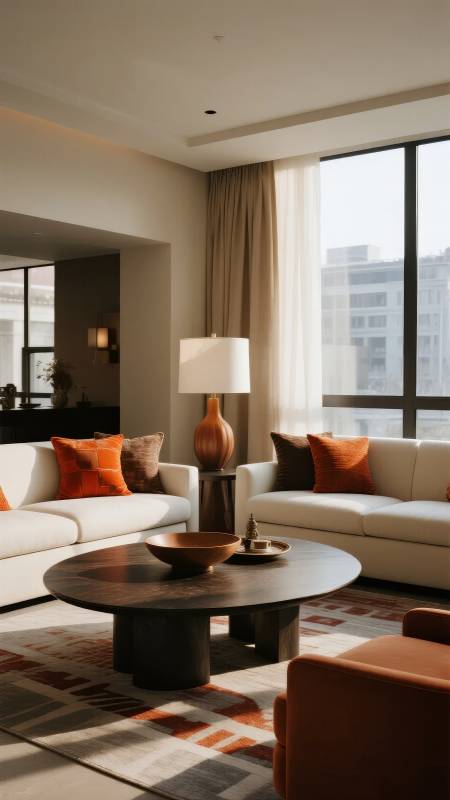 现代客厅温馨一角图片