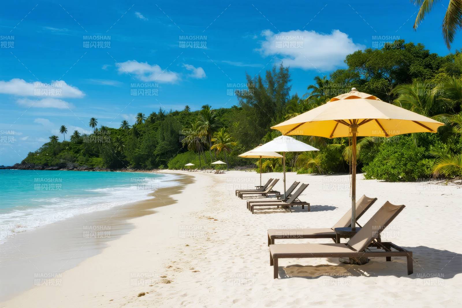 热带海滩度假胜地图片
