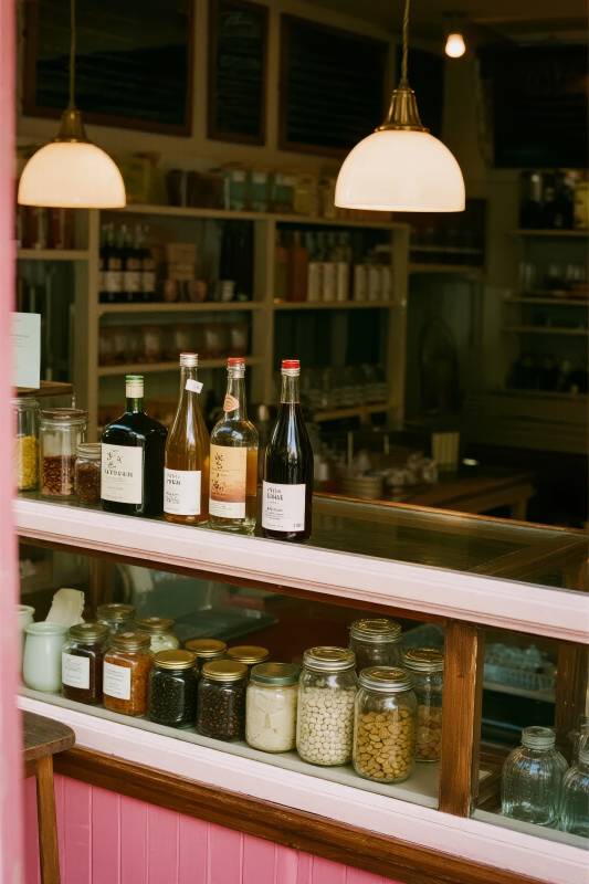 复古杂货铺一角图片