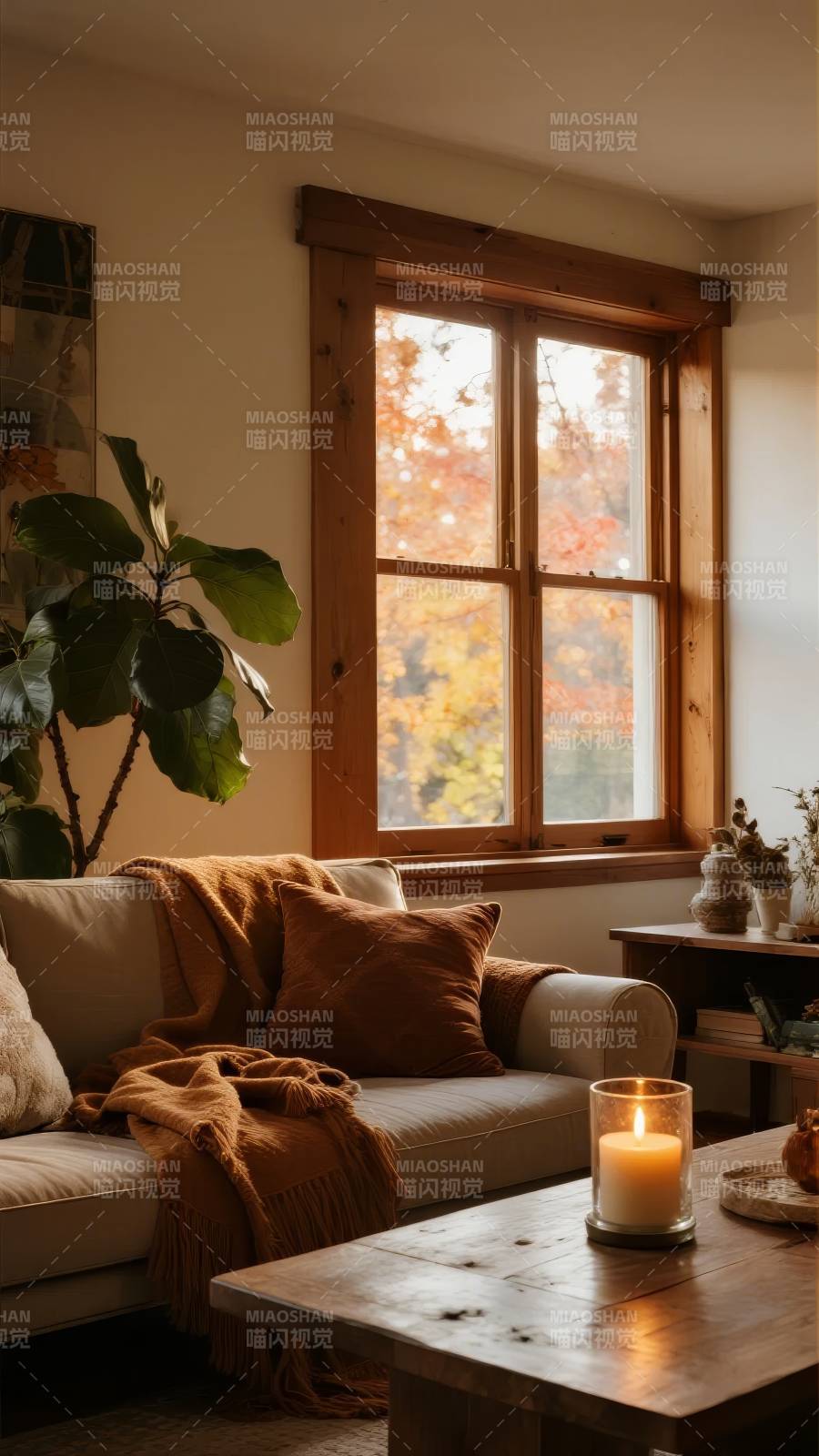 秋日暖居图片