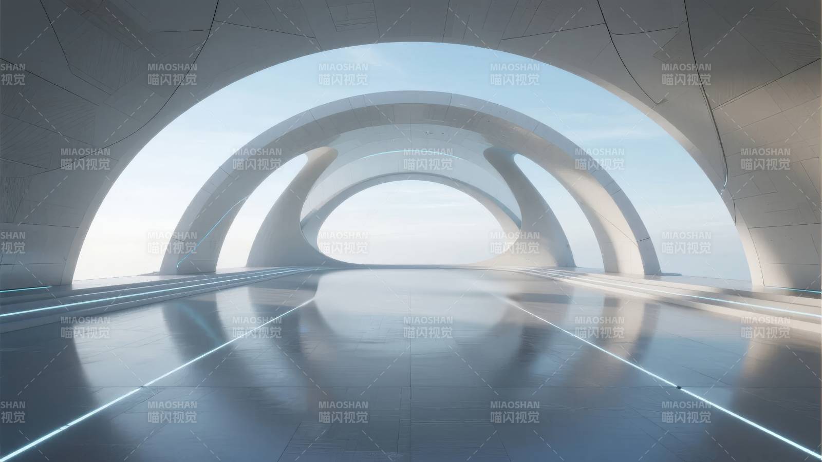 未来隧道之光图片