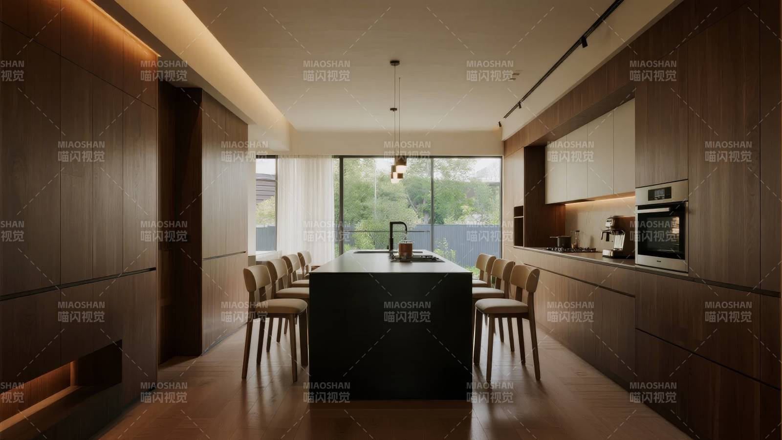 现代简约厨房设计图片