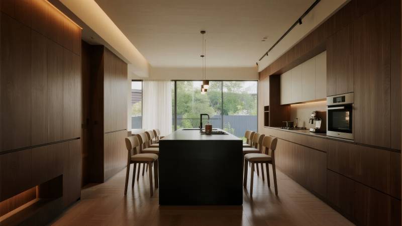 现代简约厨房设计图片