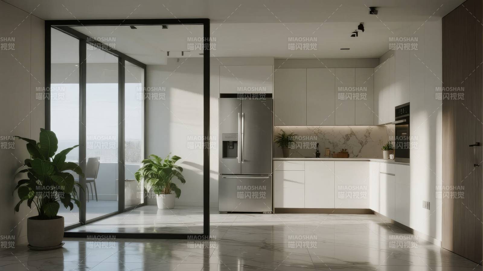 现代简约厨房设计图片