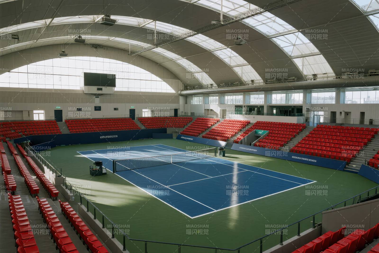 室内网球馆全景图片