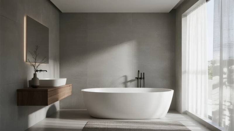 现代简约浴室设计图片