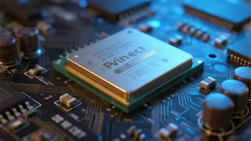 芯片特写 精密电路图片