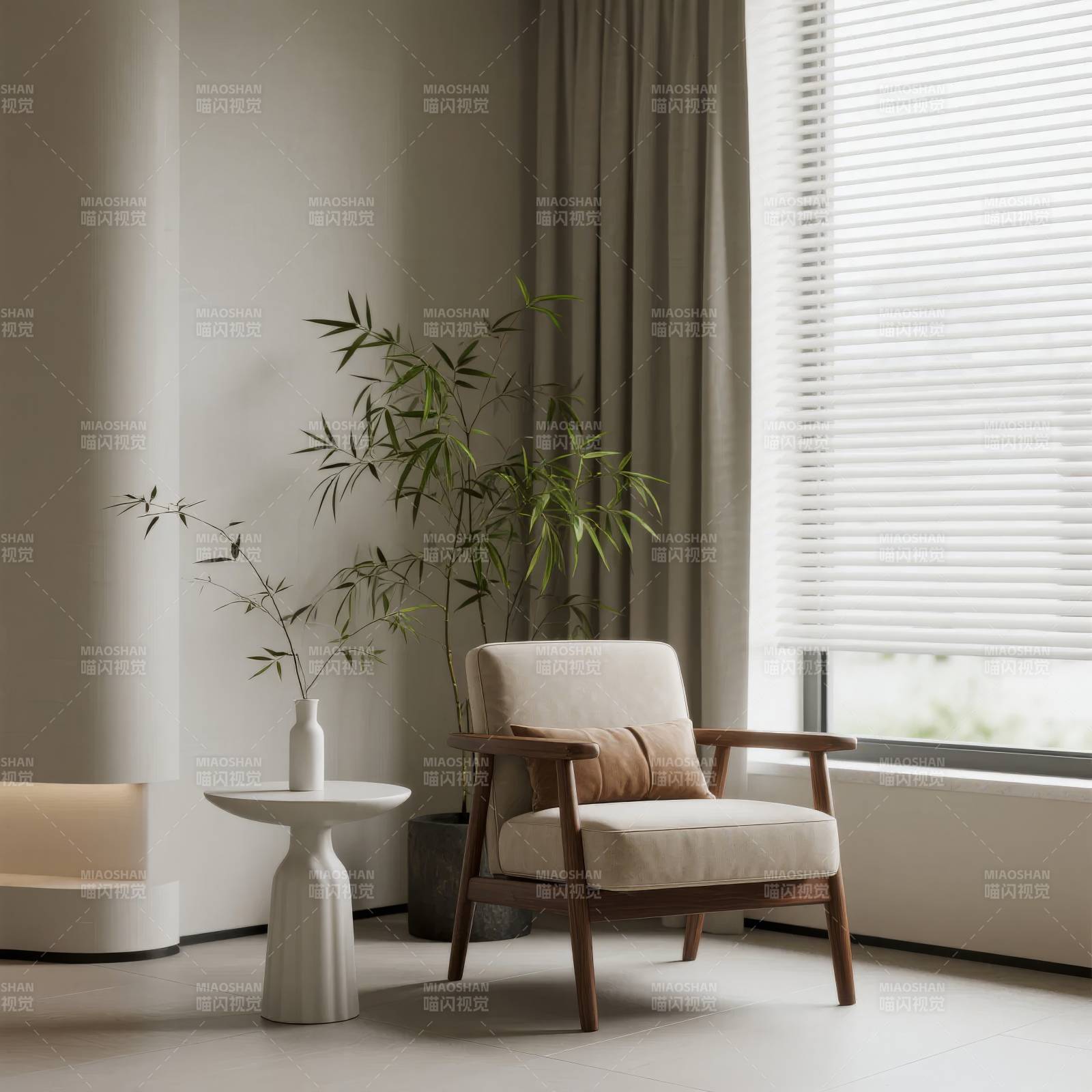 简约客厅一角图片