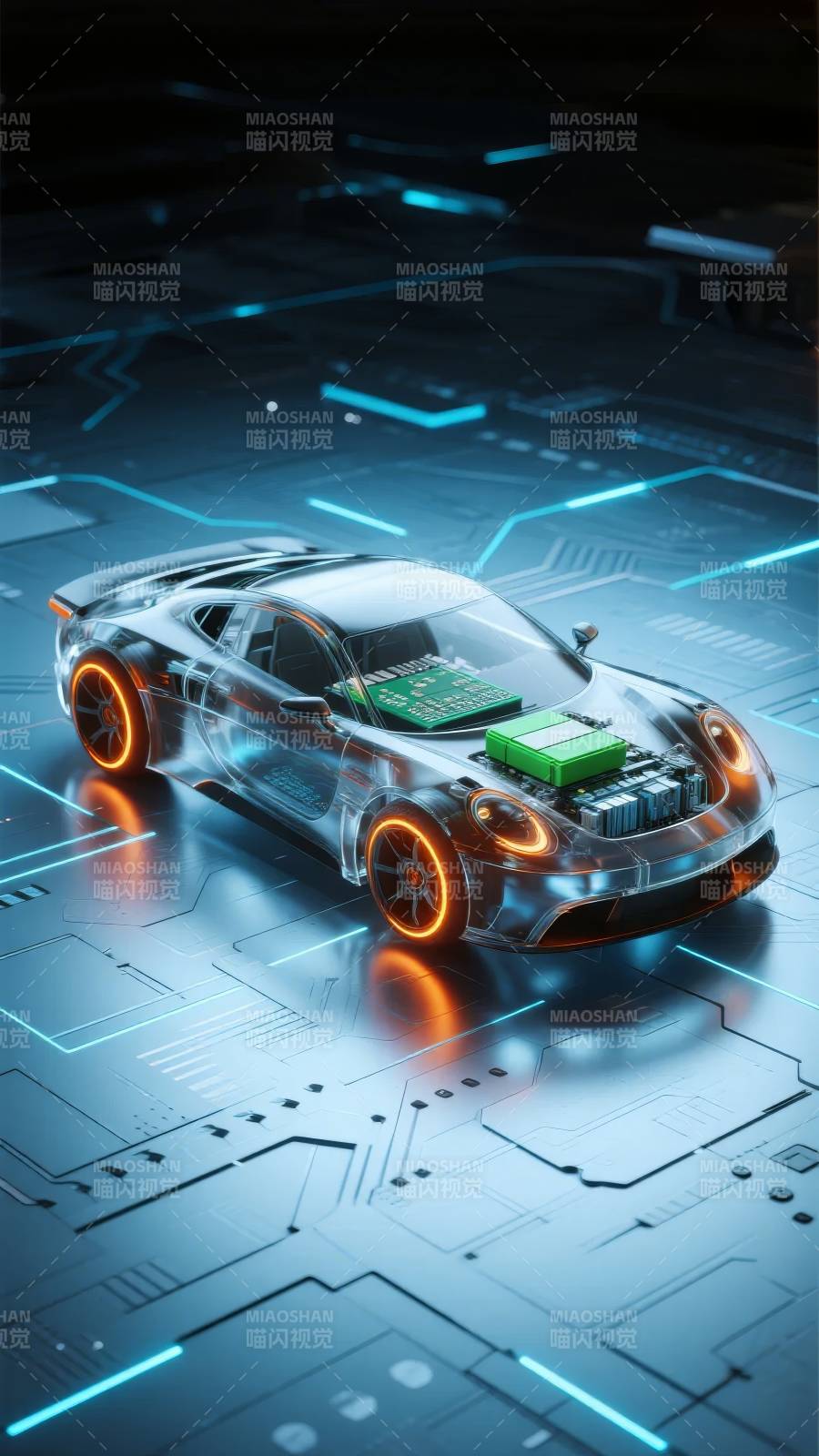 未来科技跑车图片