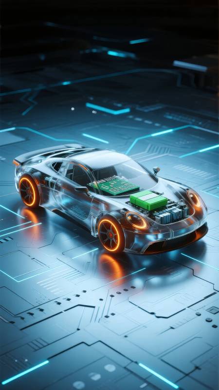 未来科技跑车图片