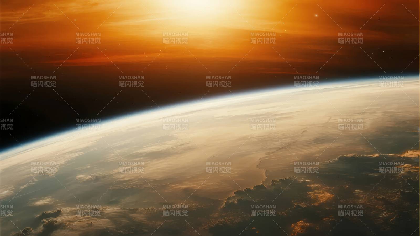 地球晨曦美景图片