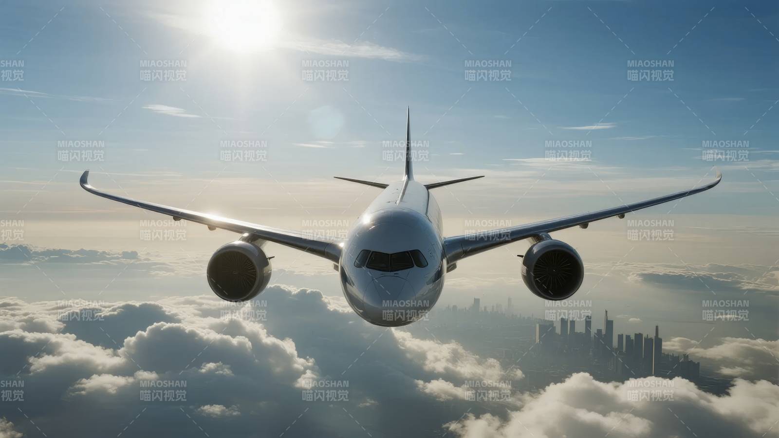 翱翔云海之上图片