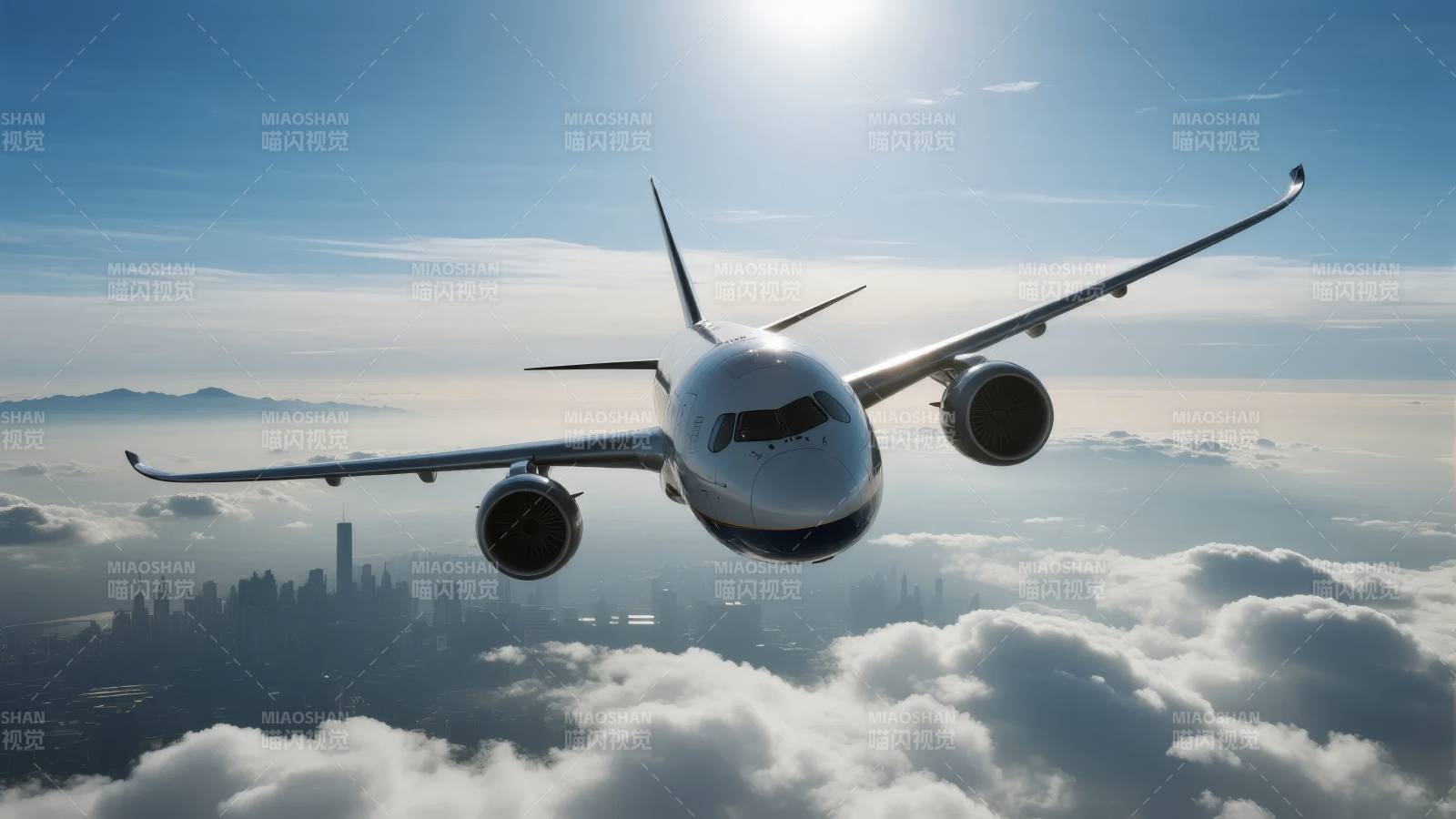 翱翔云海之上图片