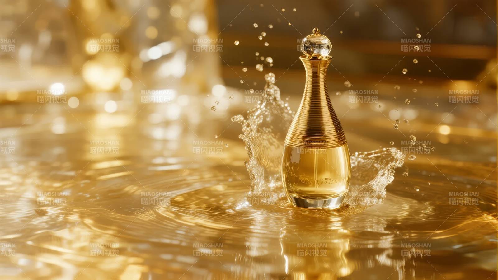 金瓶水花绽放图片