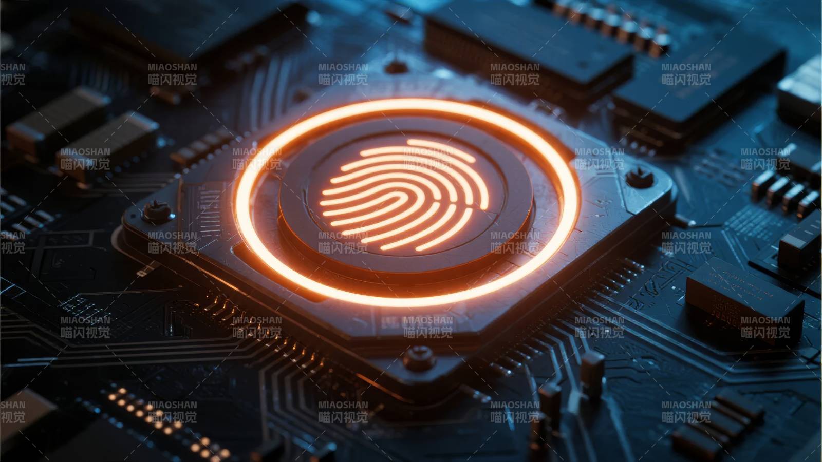 指纹识别芯片图片