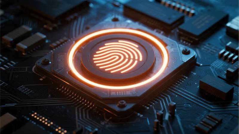 指纹识别芯片图片