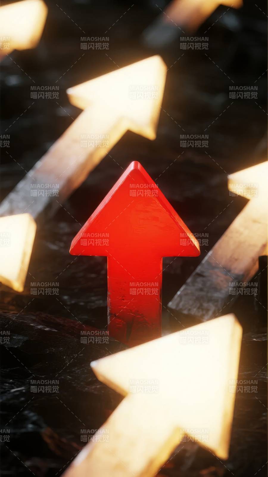 红箭引领方向图片