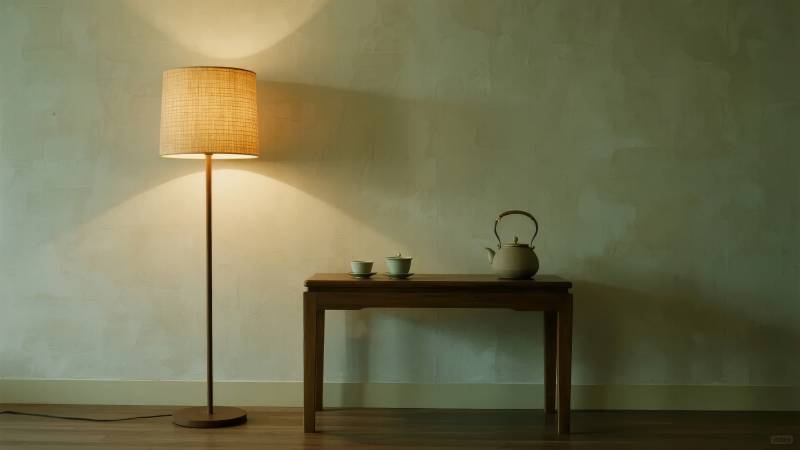 静谧茶室一角图片