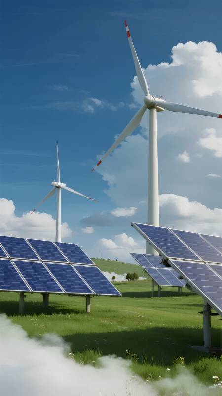 风光互补发电图片