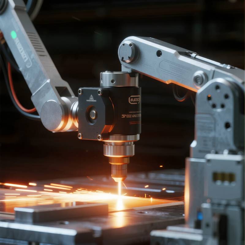 激光切割机器人图片