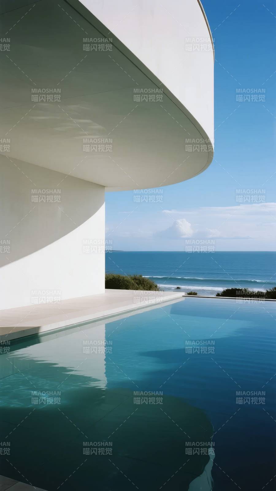 海景泳池 现代建筑图片