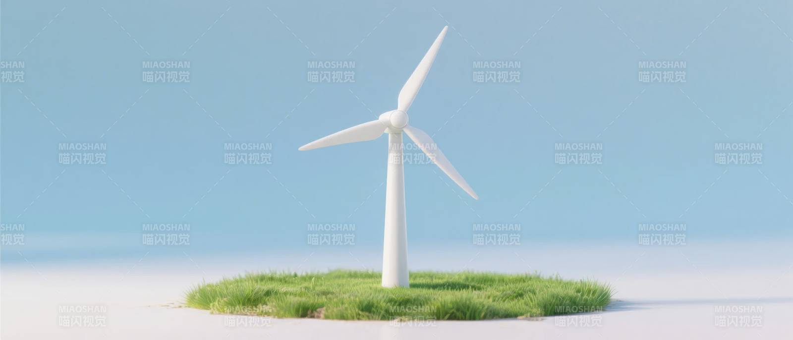 风车绿岛图片