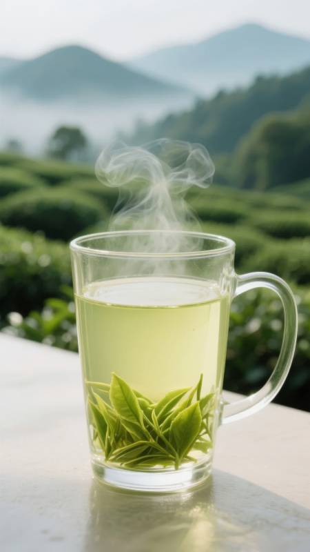 茶香四溢 山景如画图片