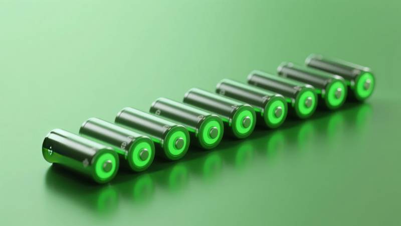 绿色电池排列图图片