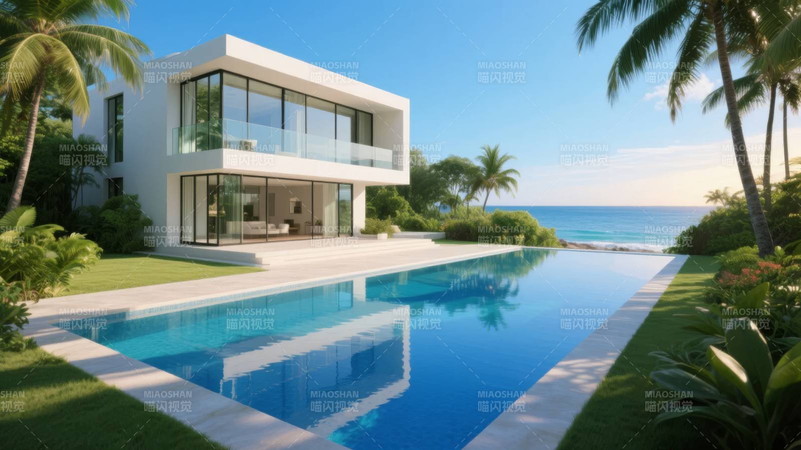 海滨现代别墅图片