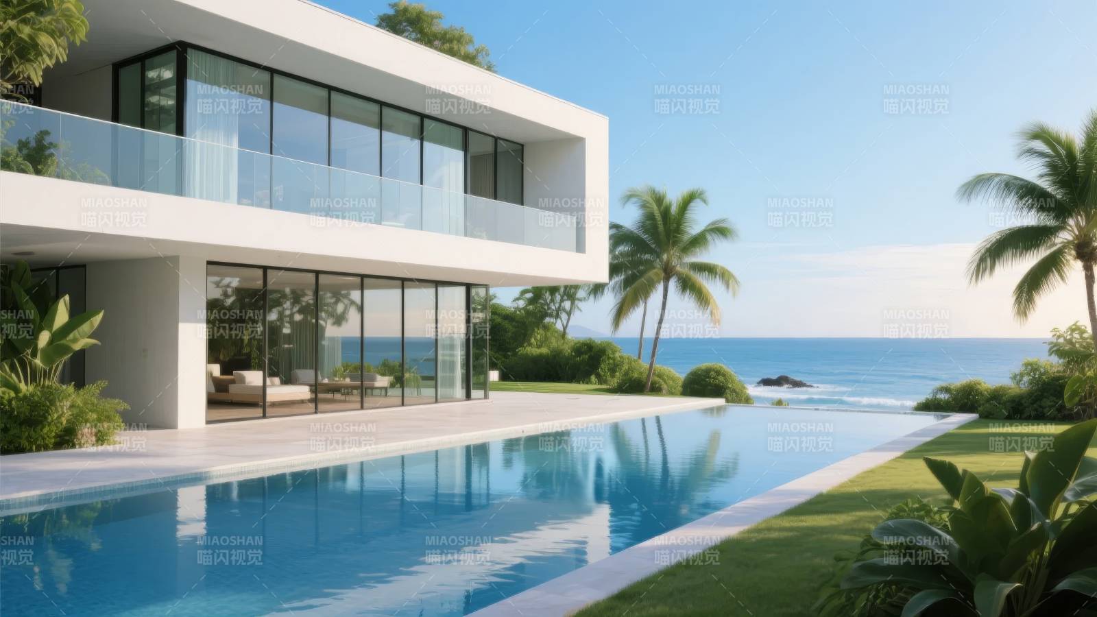 海滨现代别墅图片