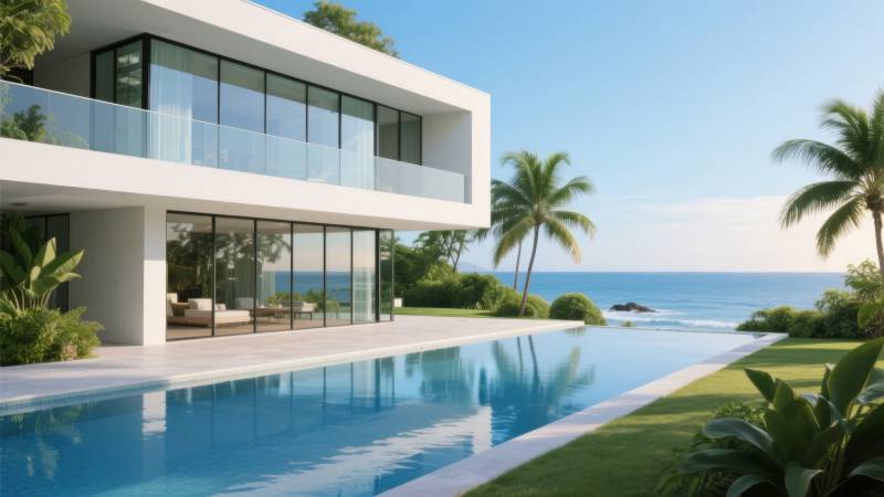 海滨现代别墅图片