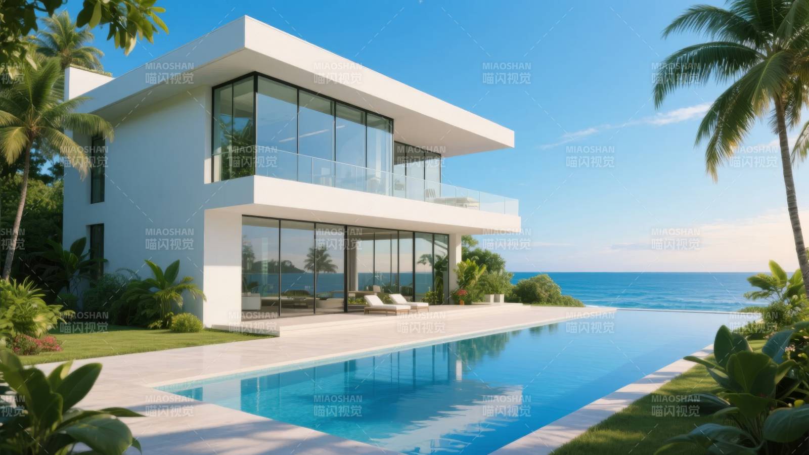 海滨现代别墅图片