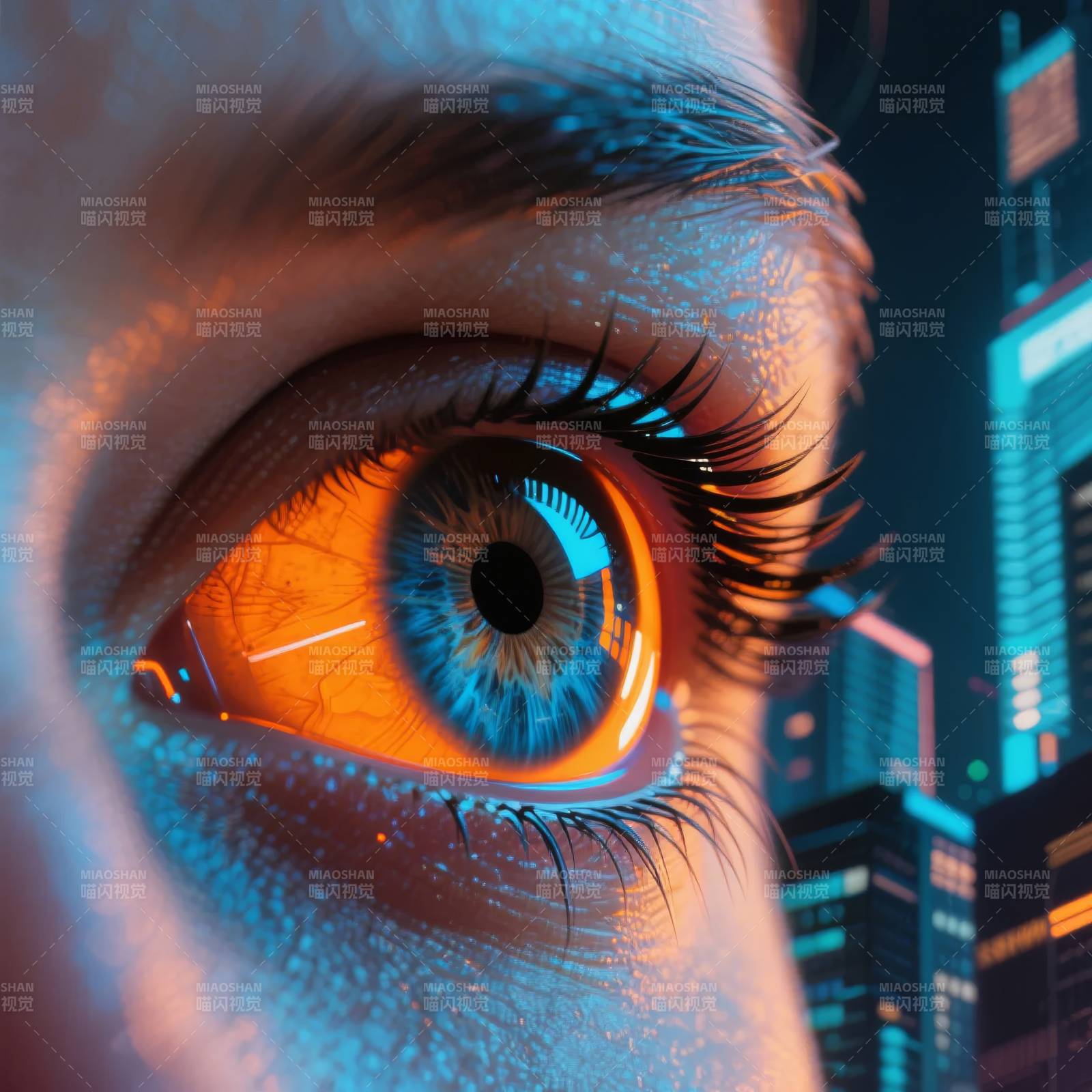 霓虹之眼图片