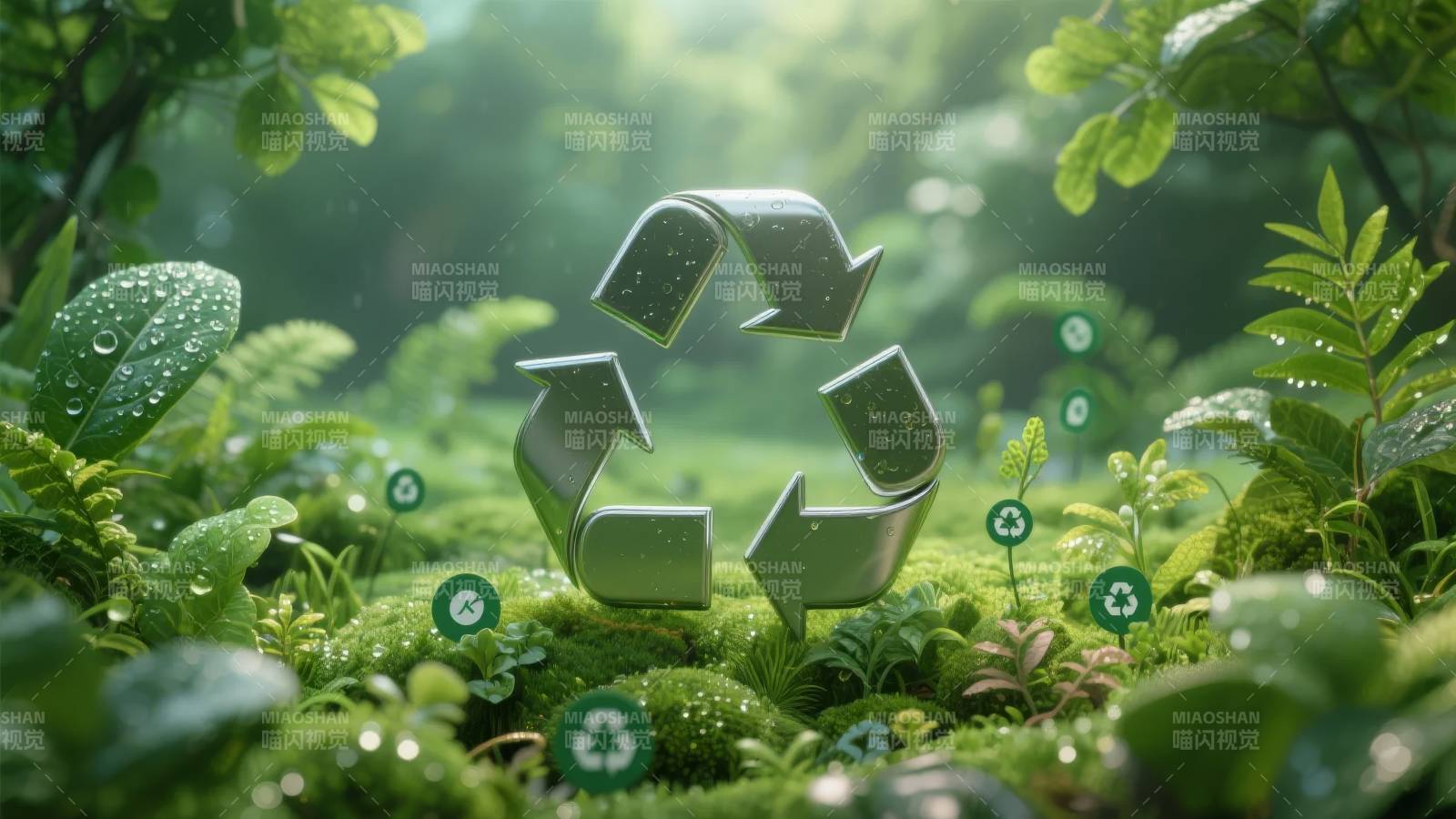 绿色循环 自然共生图片